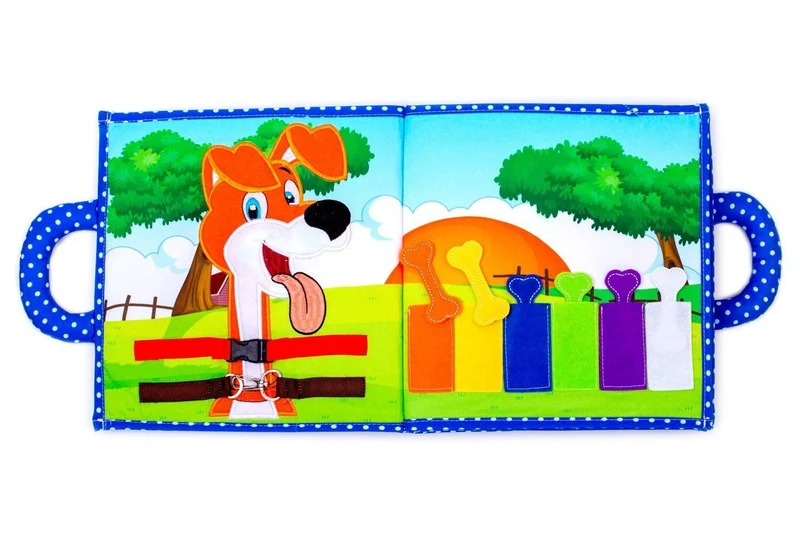 Livre d'éveil et activités Montessori - Chiot