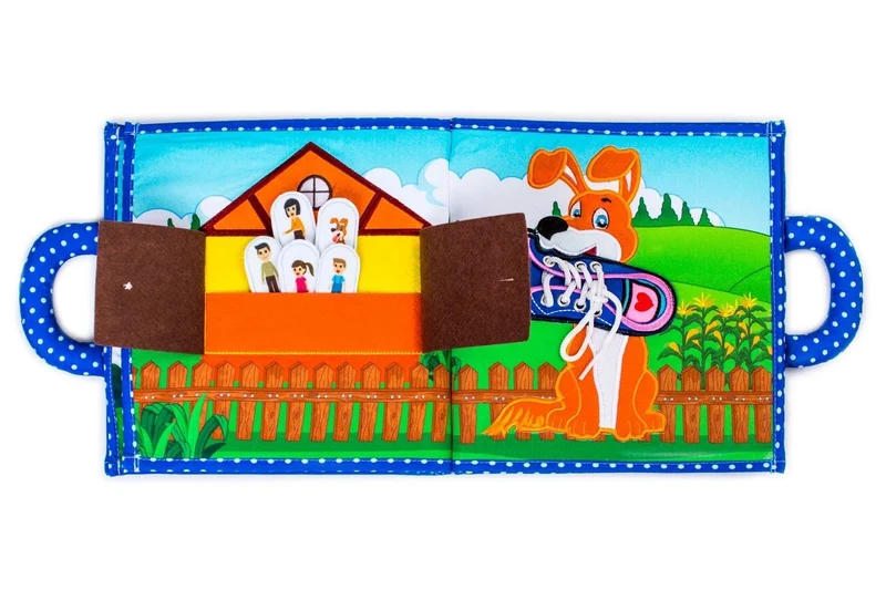 Livre d'éveil et activités Montessori - Chiot