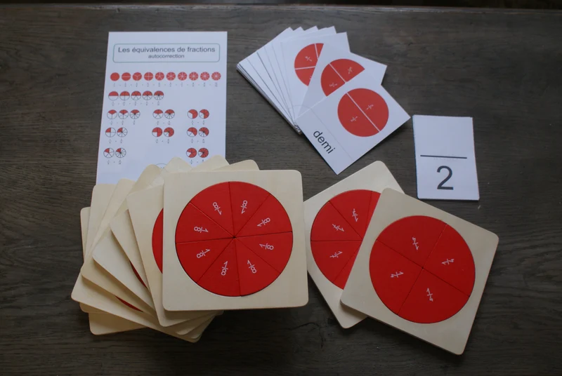 Fractions Montessori