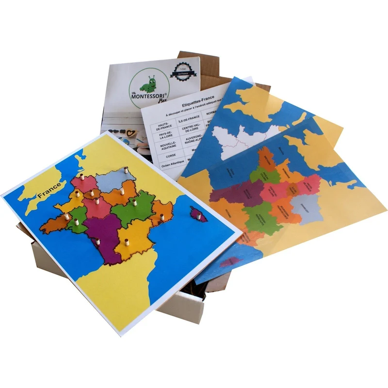 Puzzle de la France Montessori