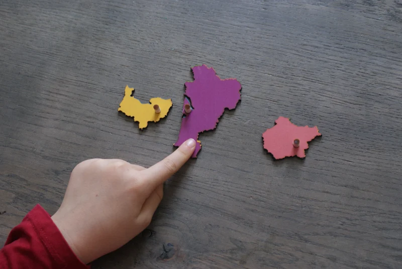 Puzzle de la France Montessori