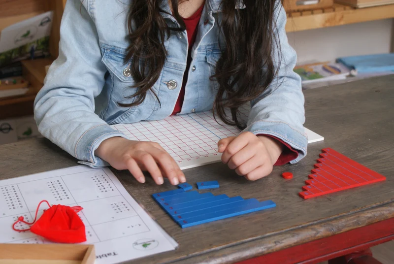 Soustraction Montessori