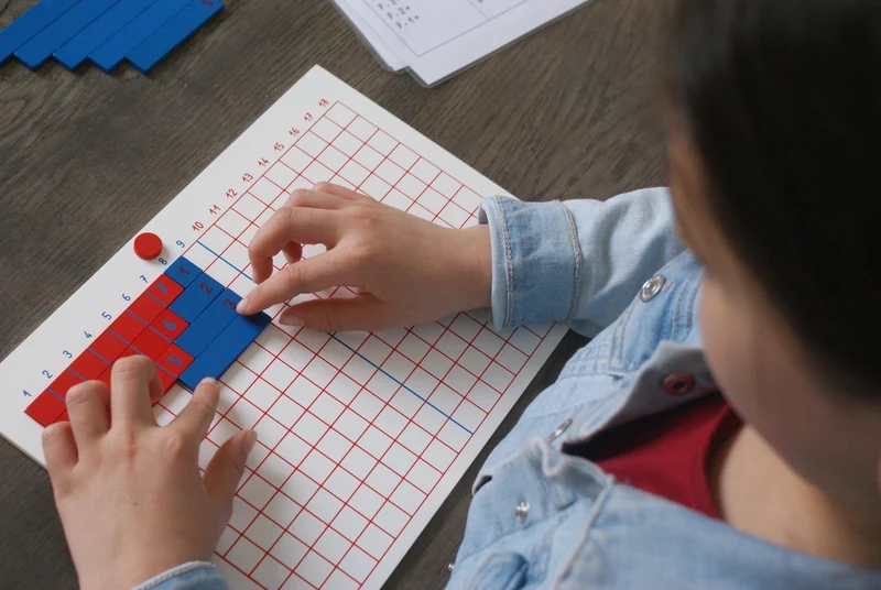 Soustraction Montessori