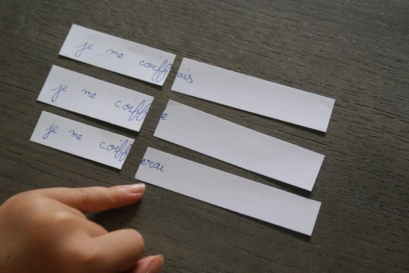 Conjugaison Montessori