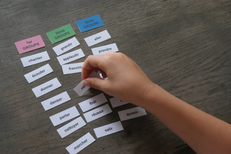 Conjugaison Montessori