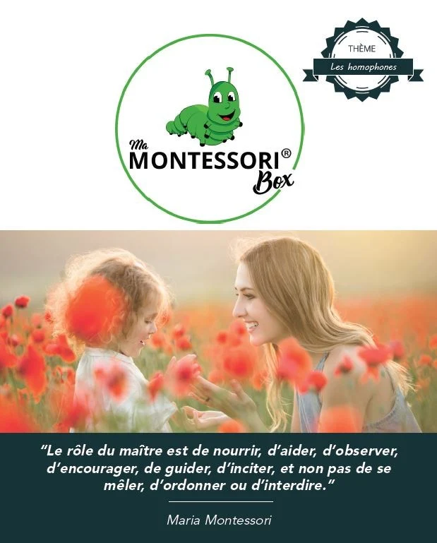 Homophones Montessori