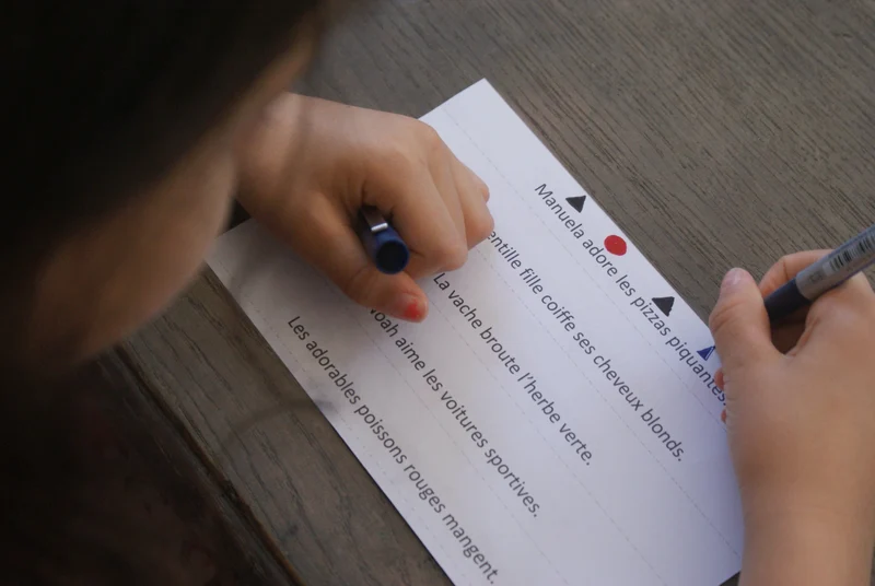 Grammaire Montessori
