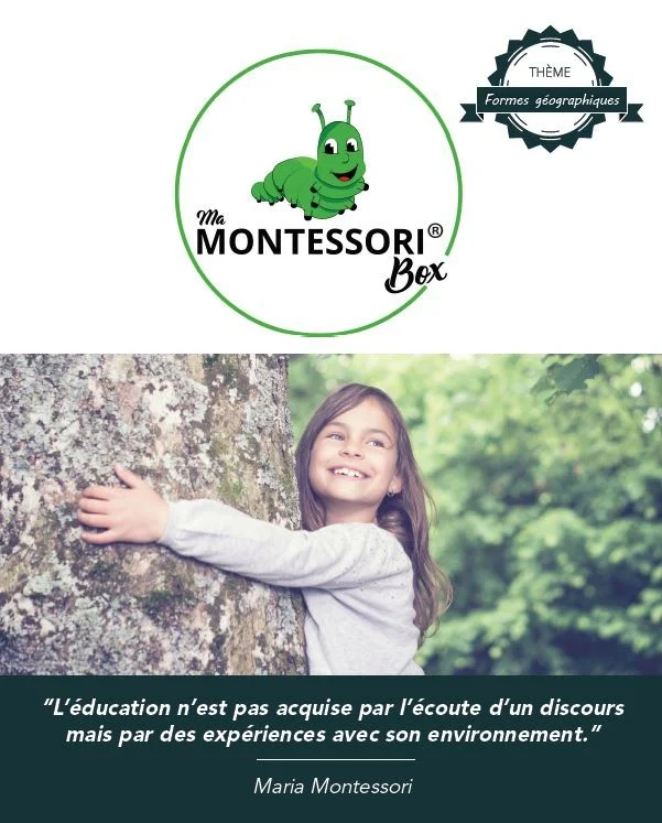 Formes géographiques rugueuses Montessori