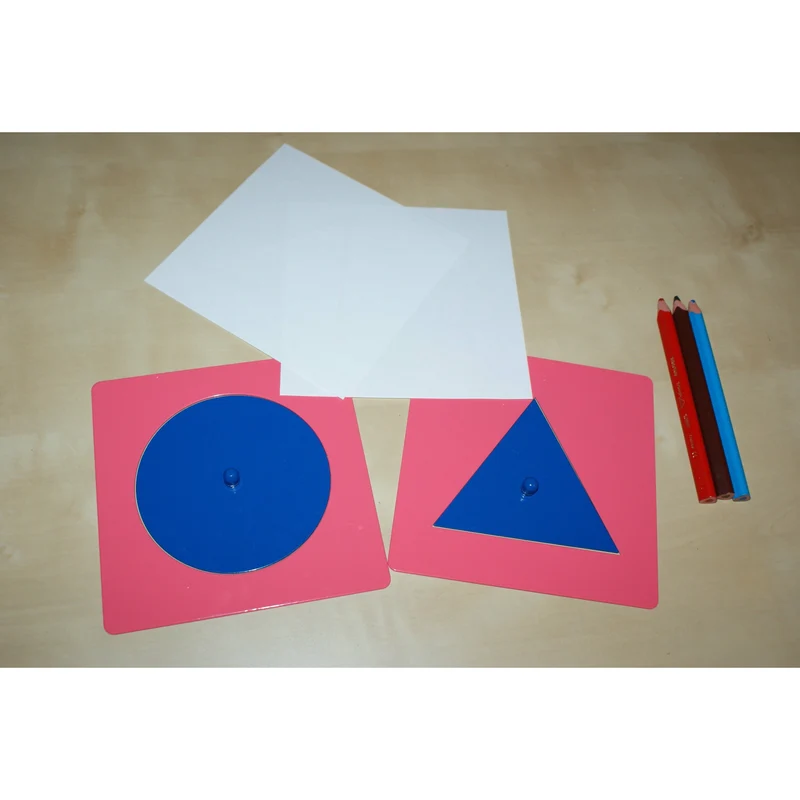 Formes à Dessin Métalliques Montessori