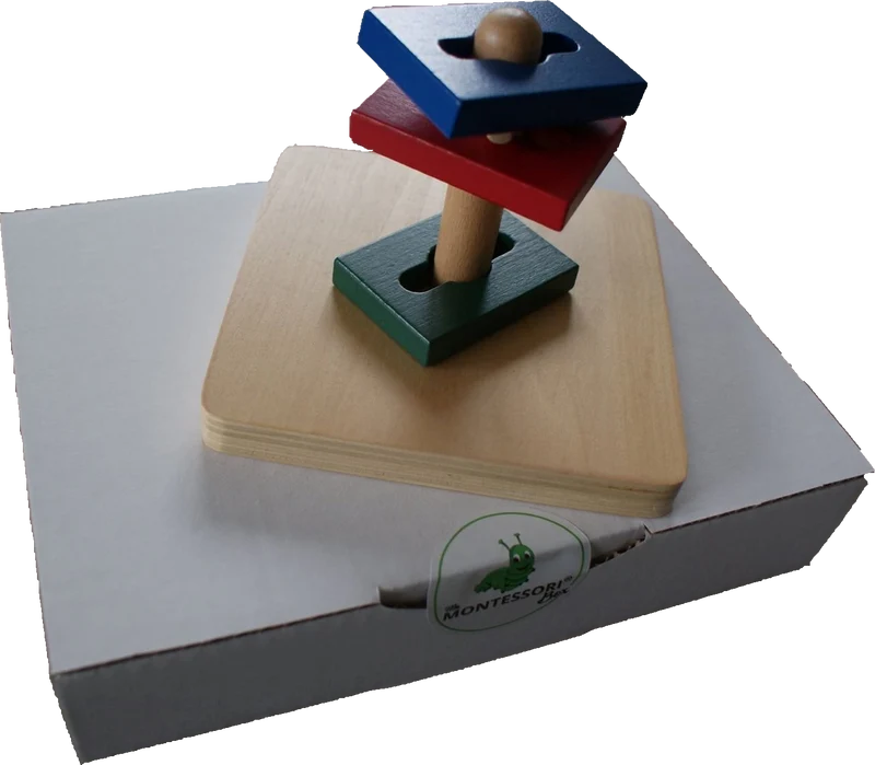 Encastrement vertical à niveaux Montessori