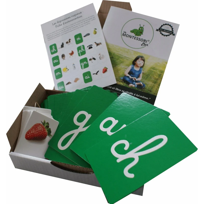Digrammes Rugueux Cursifs Montessori