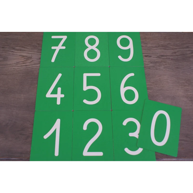Chiffres Rugueux Montessori