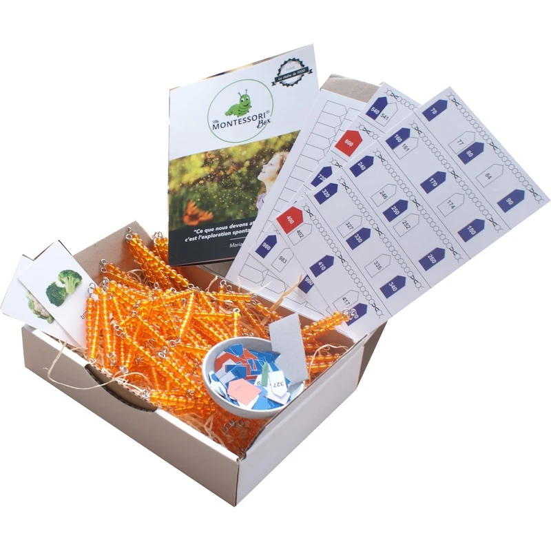 Chaîne de 1000 perles Montessori