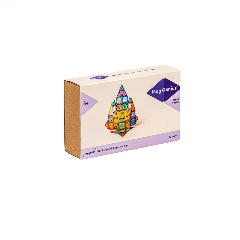MagGenius 70 blocs magnétiques Pastel - boite carton