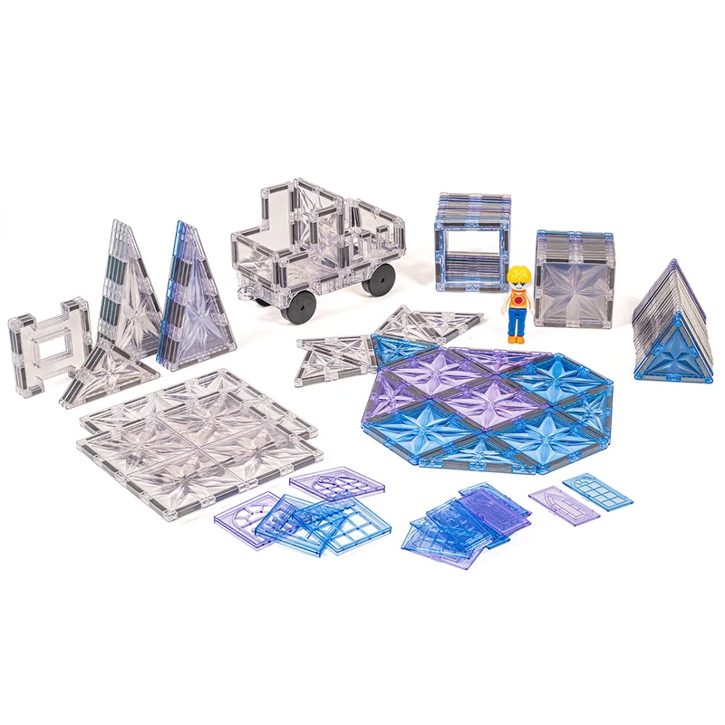 MagGenius 100 blocs magnétiques Saphir - boite carton