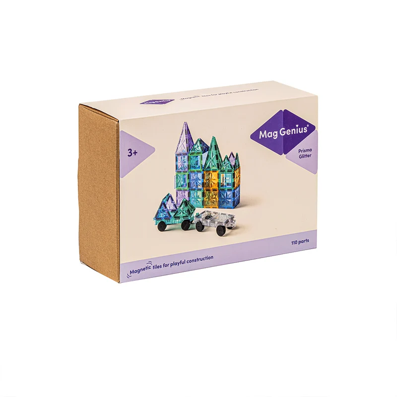 MagGenius 110 blocs magnétiques pailletés - boite carton