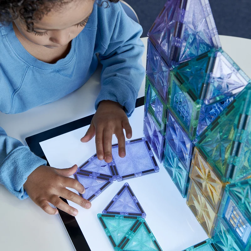 MagGenius 110 blocs magnétiques pailletés - boite carton