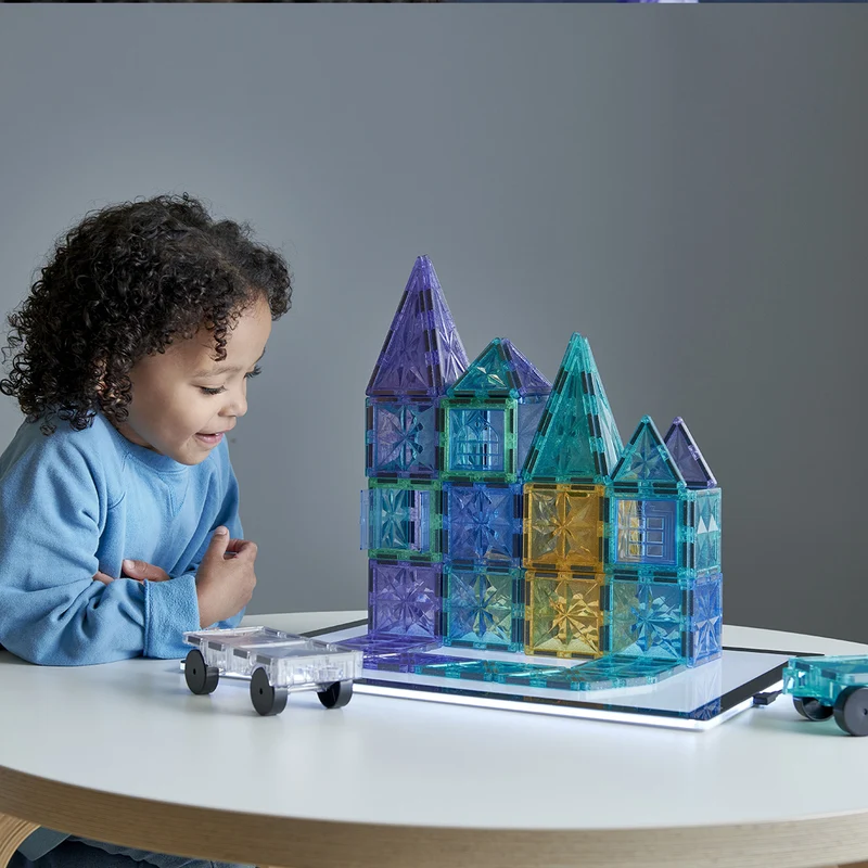 MagGenius 110 blocs magnétiques pailletés - boite carton