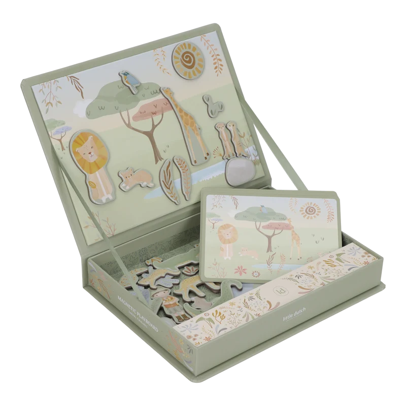 Jeu magnétique Safari Friends – tableau magnétique enfant