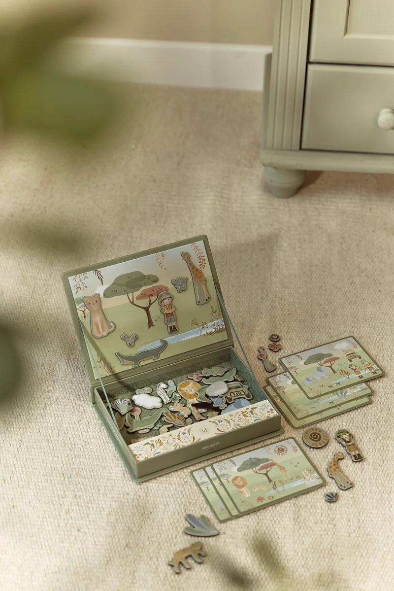 Jeu magnétique Safari Friends – tableau magnétique enfant