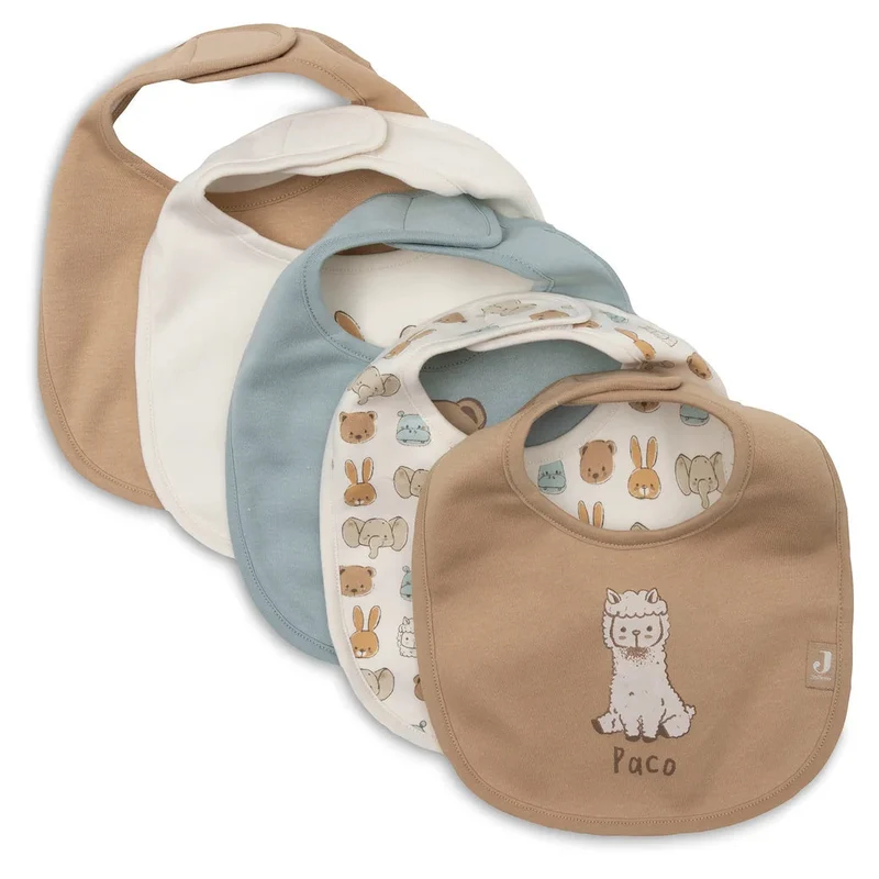 Lot de 5 bavoirs imperméables Jollies – Jollein