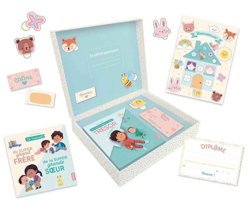 Coffret Je deviens grand frère / grande sœur - Marie Perarnau
