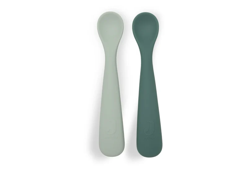 Lot de 2 cuillères souples en silicone - Jollein