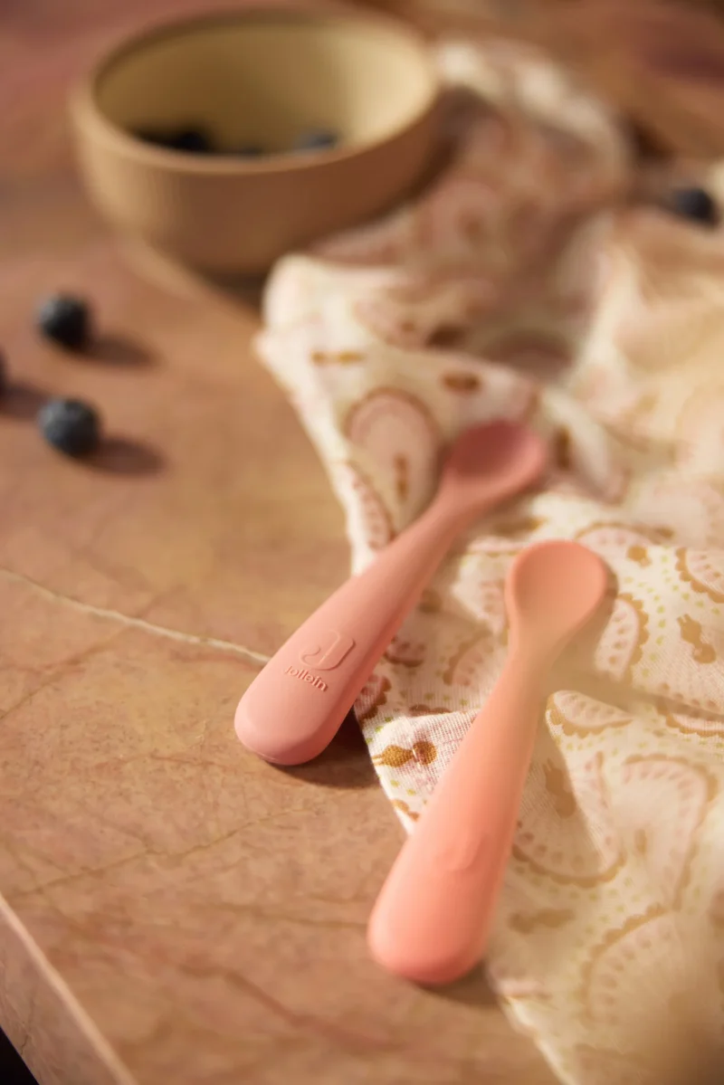 Lot de 2 cuillères souples en silicone - Jollein