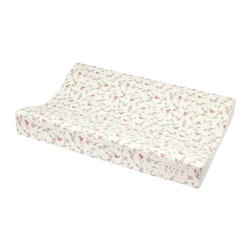 Matelas à langer fleuri 50 x 70 cm - Meyco Baby