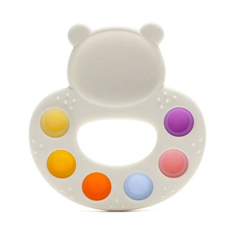 Jouet pop-it Silicone ours multicolore