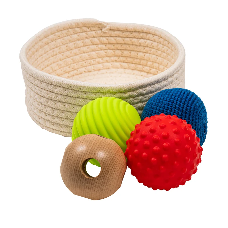 Panier de balles sensorielles