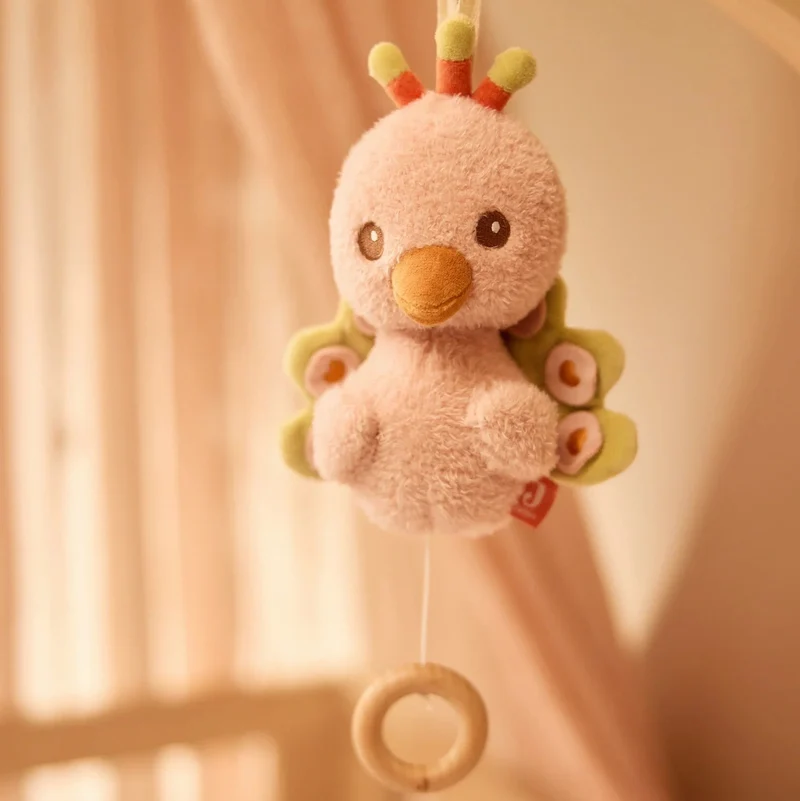 Peluche musicale Peacock Pavie – Berceuse de Brahms – Jollein