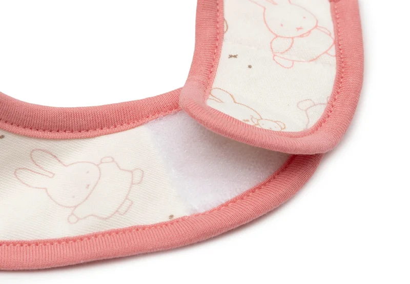 Lot de 5 bavoirs imperméables Miffy Moments silk rose – Jollein