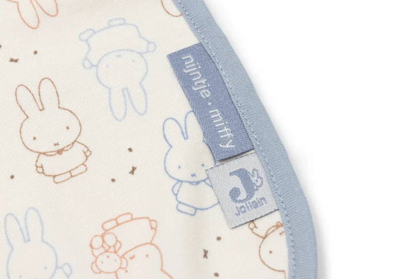Lot de 5 bavoirs imperméables Miffy Moments cloudy blue – Jollein