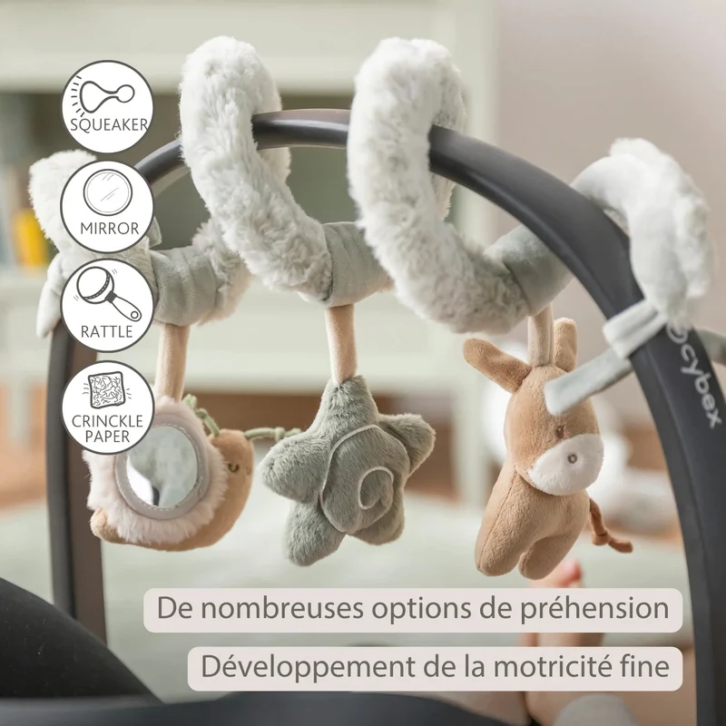 Spirale d’activités bébé LouLou – 18 cm – Nattou