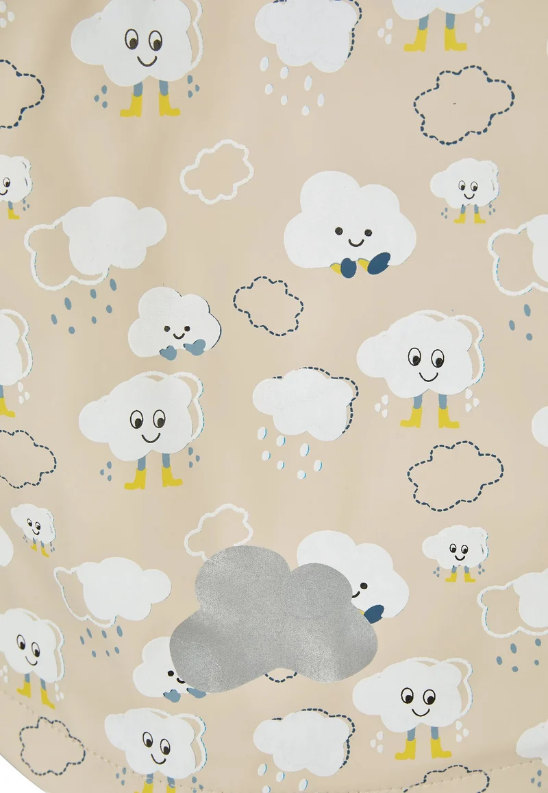 Veste de pluie magique Nuages – Change de couleur sous la pluie