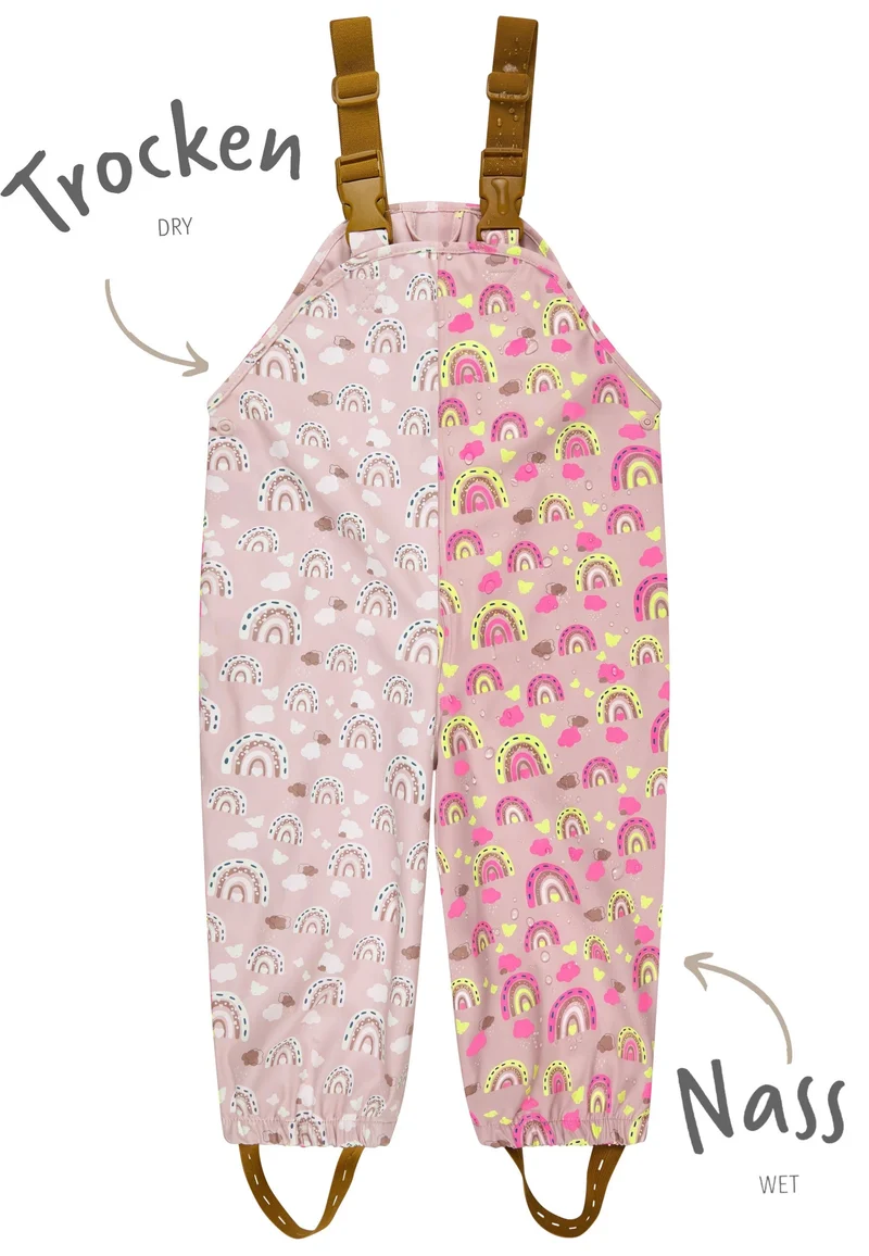 Pantalon de pluie magique Arc-en-Ciel – Change de couleur sous la pluie