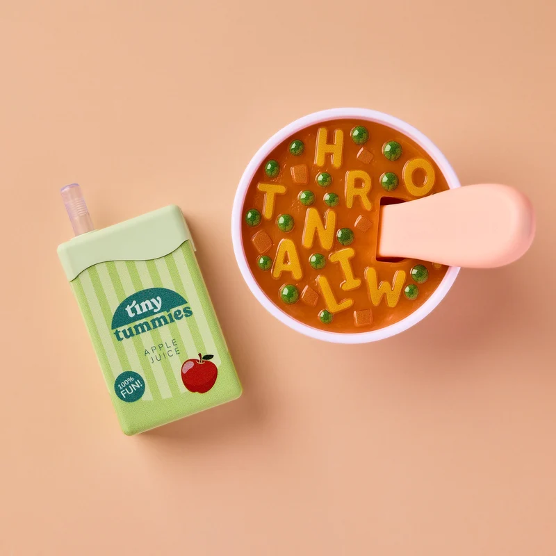 Coffret Déjeuner Soupe Alphabet et Jus de Pomme
