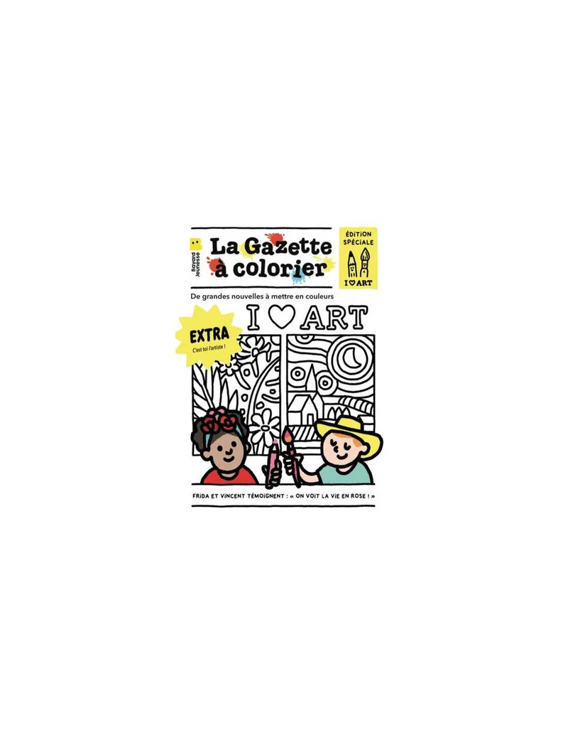 La gazette à colorier I love Art