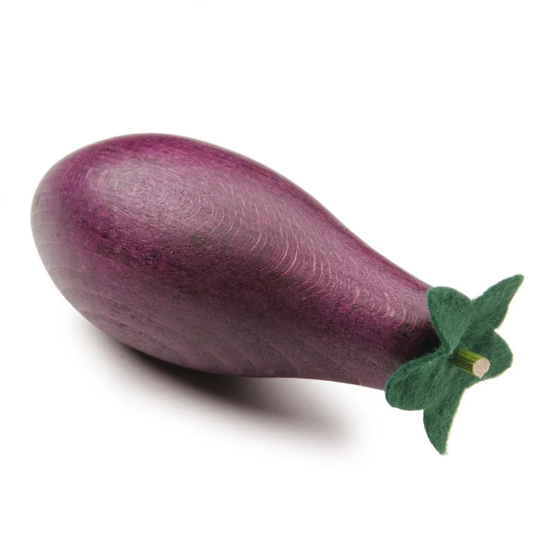 Aubergine en bois