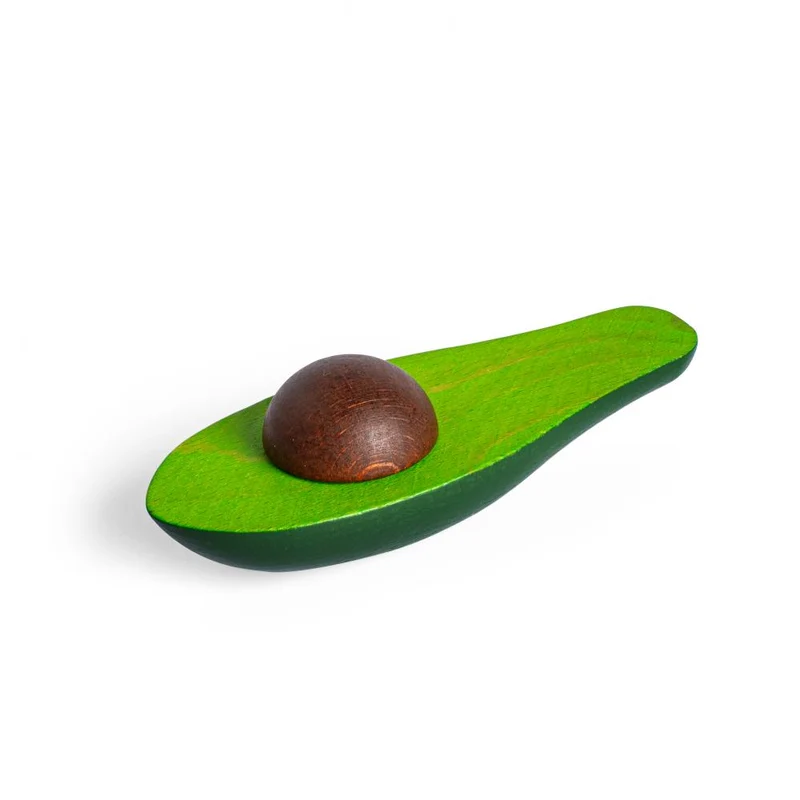 Avocat coupé en bois
