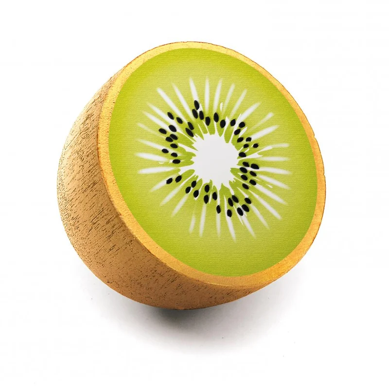 Demi-kiwi en bois