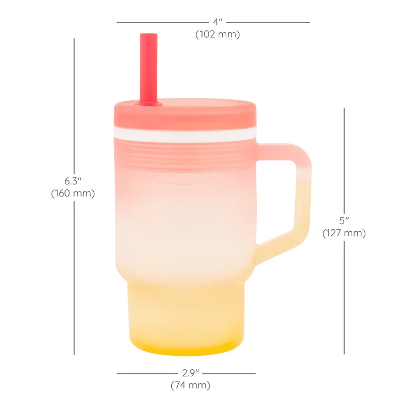 Ma première tasse en silicone Ombré Sunset Kiss (255 ml)