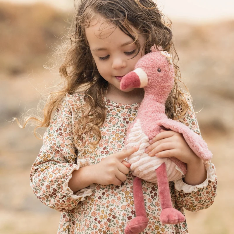 Peluche Flamant rose 35 cm Safari Friends