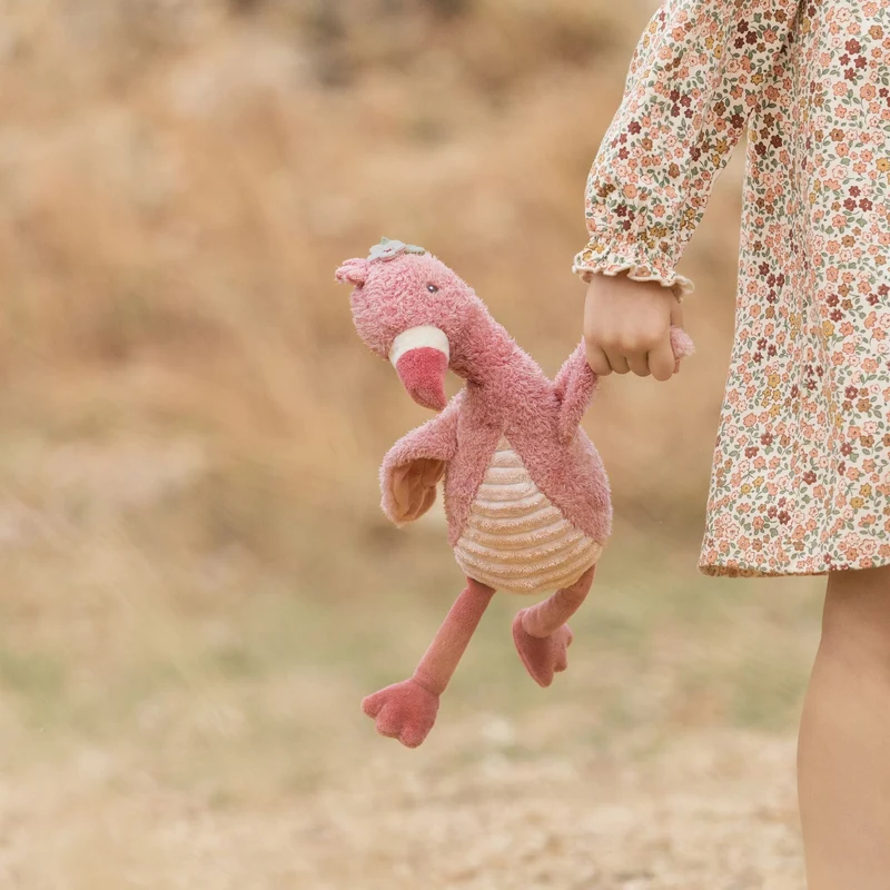 Peluche Flamant rose 35 cm Safari Friends