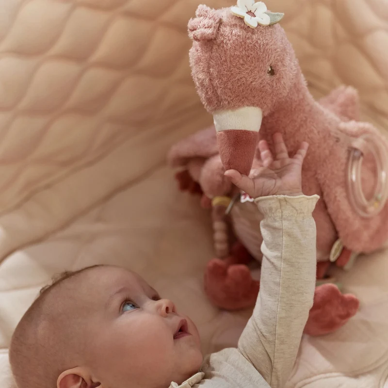 Peluche d'activités Flamant rose Safari Friends