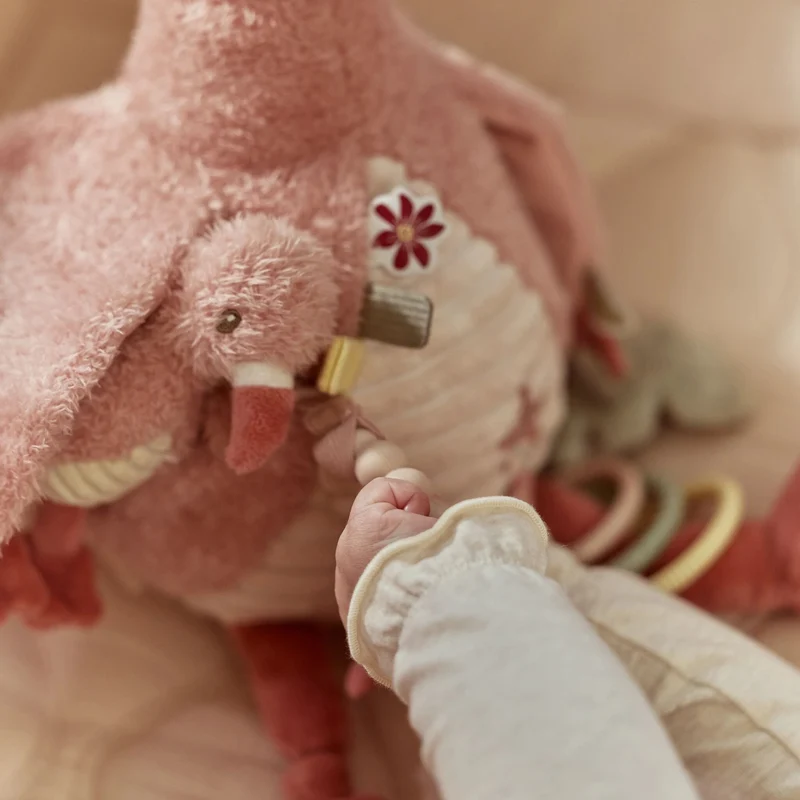Peluche d'activités Flamant rose Safari Friends