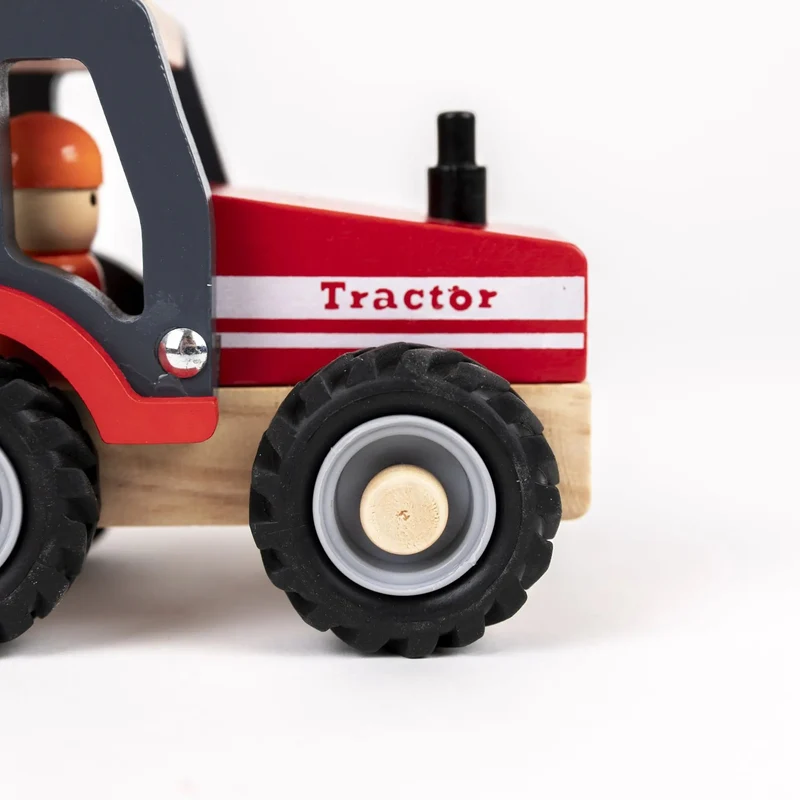 Tracteur en bois