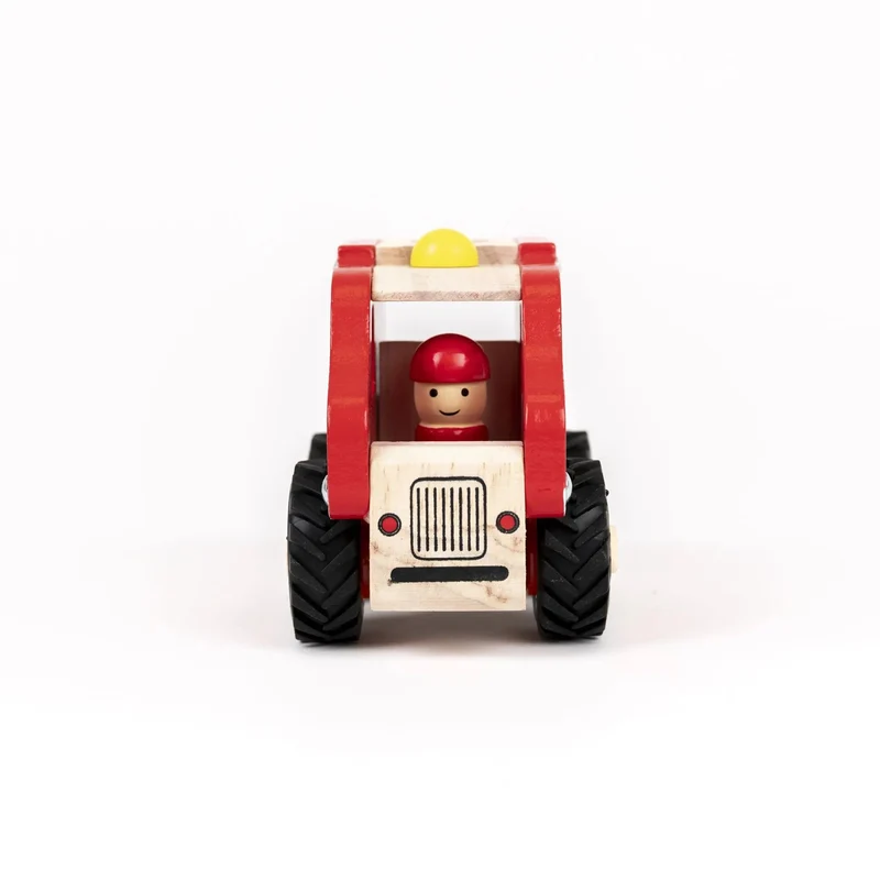 Camion de pompiers en bois