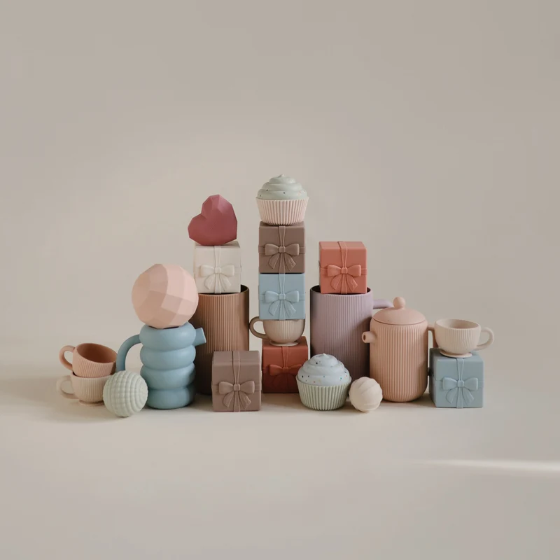 Jeu à assortir en silicone Present